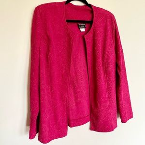 Pink Embossed Southern Lady Blazer